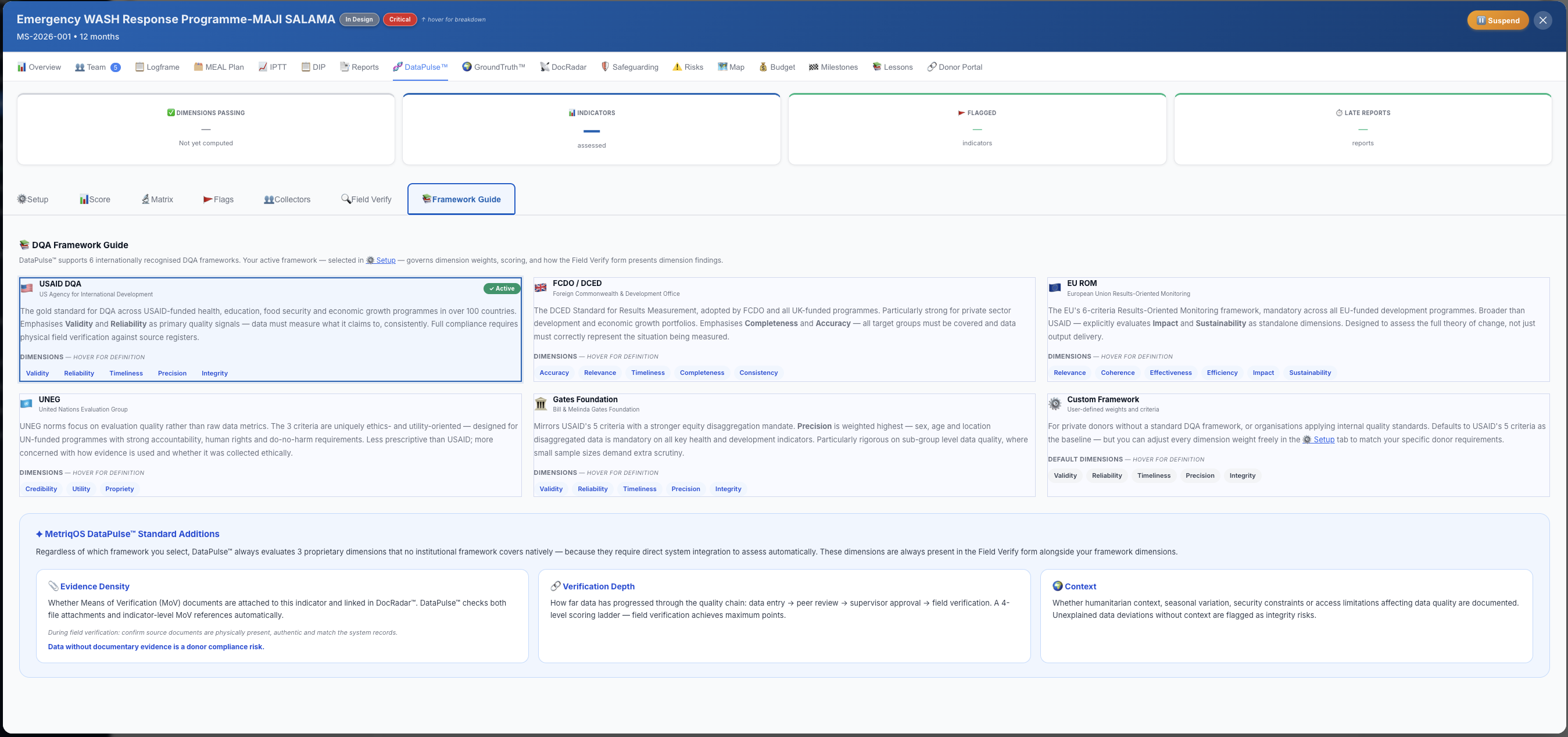 DataPulse™ framework guide